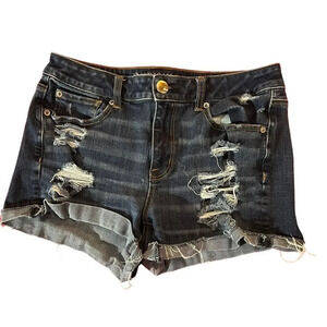 American Eagle Size 8 Hi Rise‎ Shortie Shorts